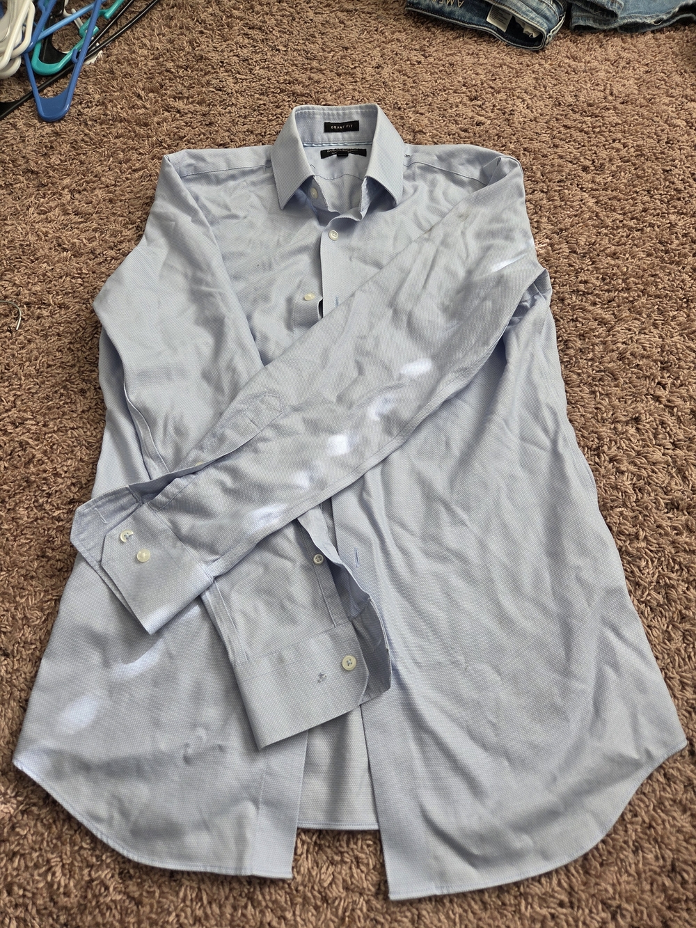 Banana Republic Light Blue Men's Dress Shirt